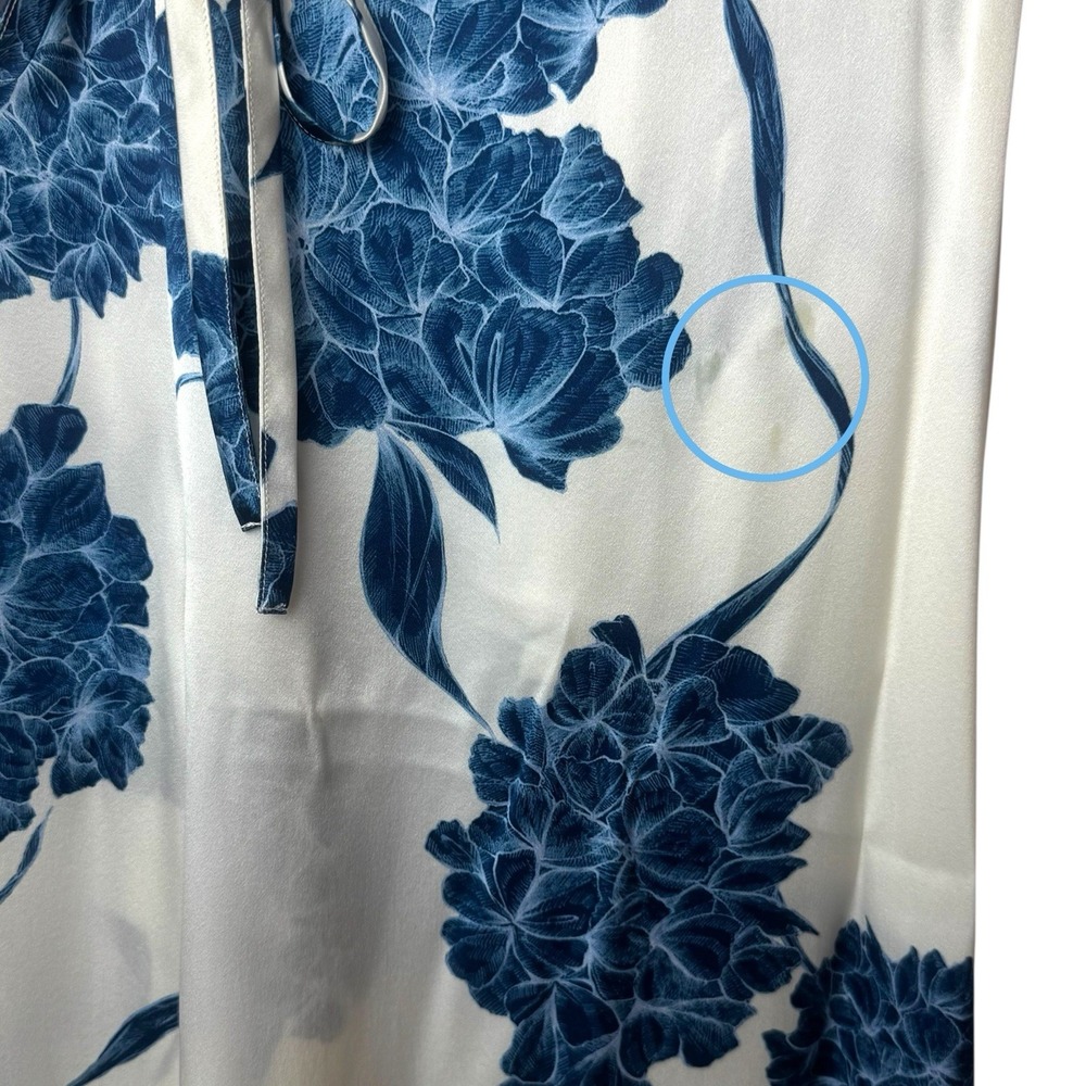 La Perla Floral 100% Silk Pajama Pants Cozy Feminine Dainty Special‎ Occasion L - Picture 4 of 16